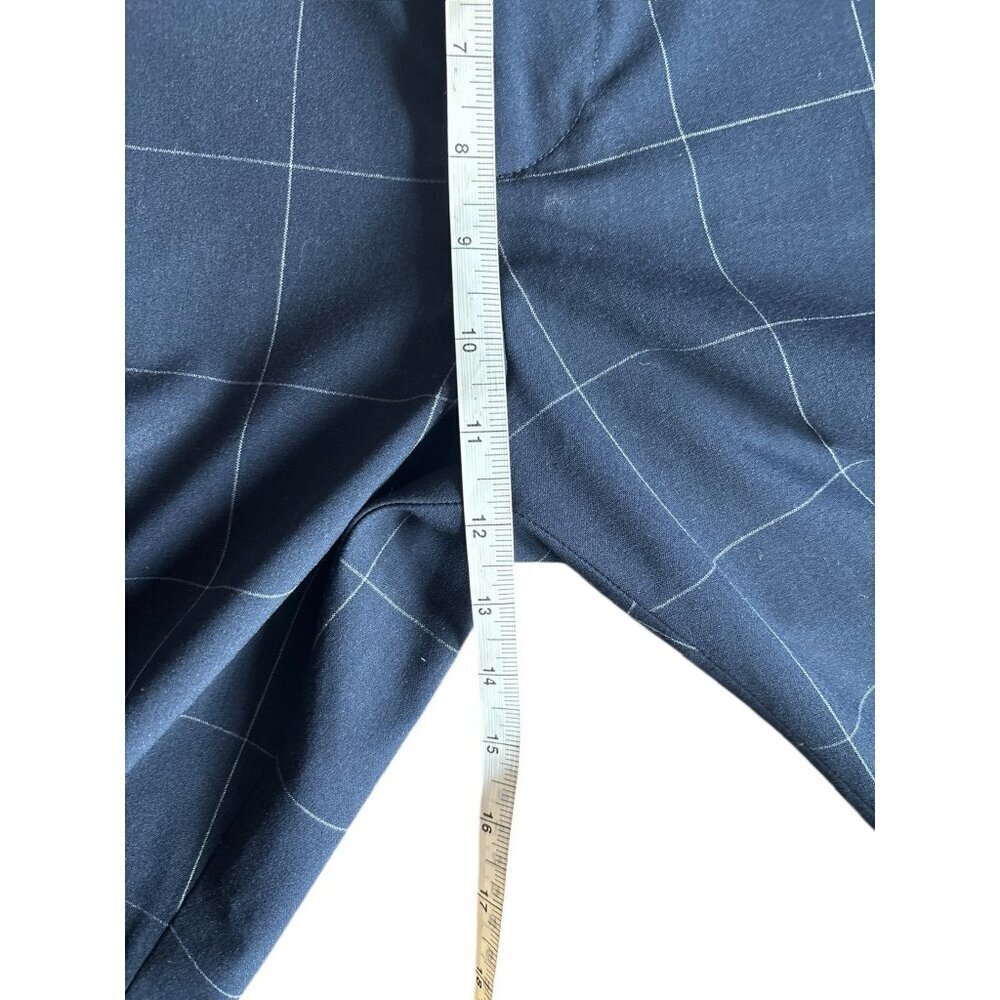 H&M Women's Navy Blue Slim Fit Coupe Pants - Picture 7 of 7